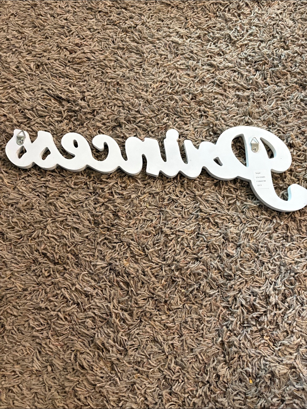 Target White 'Princess' Script Wall Sign - Picture 3 of 5